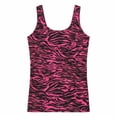 thumbnail image 1 of Norvella Womens Zebra Print Tank Tops Scoop Neck Spaghetti Strap Sleeveless Fitted Longline Y2K Camisoles Going Out Blouses, 1 of 3