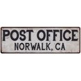 thumbnail image 1 of Norwalk, Ca Post Office Sign Vintage 6x18 206180011267, 1 of 1