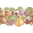 thumbnail image 1 of Norwall Wallcoverings Inc Fresh Kitchens V 15' x 7'' Double Die-Cut Fruit Border Wallpaper, 1 of 2