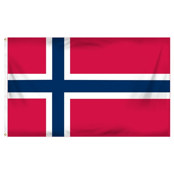 Norway 3ft x 5ft Printed Polyester Flag