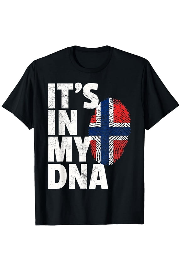 Norway Flag Heritage Graphic T-Shirt Cotton Blend Unisex Apparel