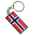 thumbnail image 1 of Norway Flag Keychain Key Chain Ring, 1 of 1