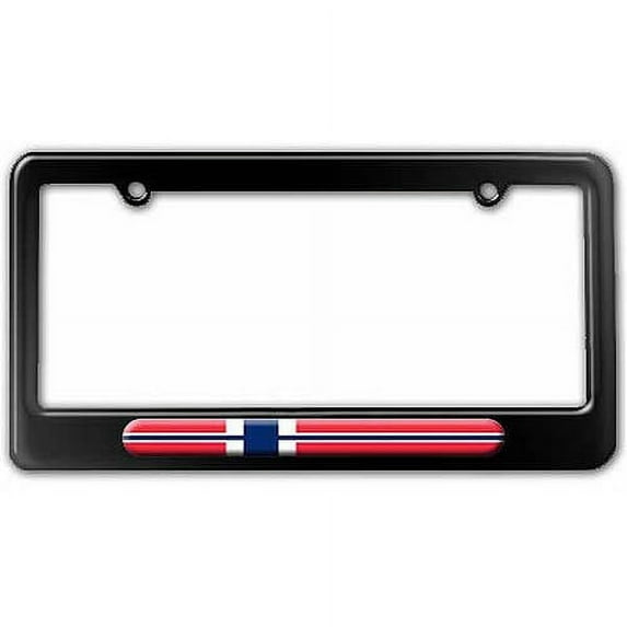 Norway Flag License Plate Tag Frame, Multiple Colors