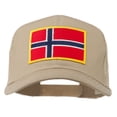 thumbnail image 1 of Norway Flag Patched Mesh Cap - Khaki OSFM, 1 of 5