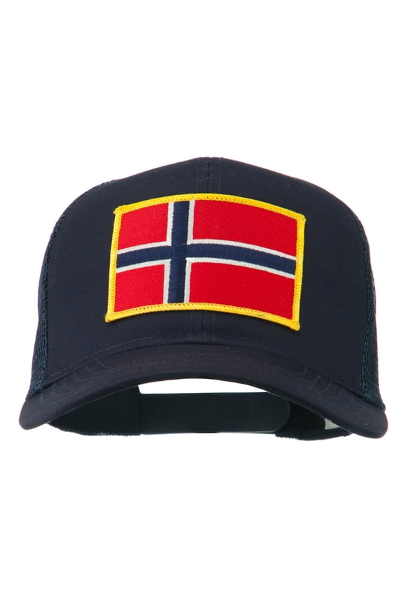 Norway Flag Patched Mesh Cap - Navy OSFM