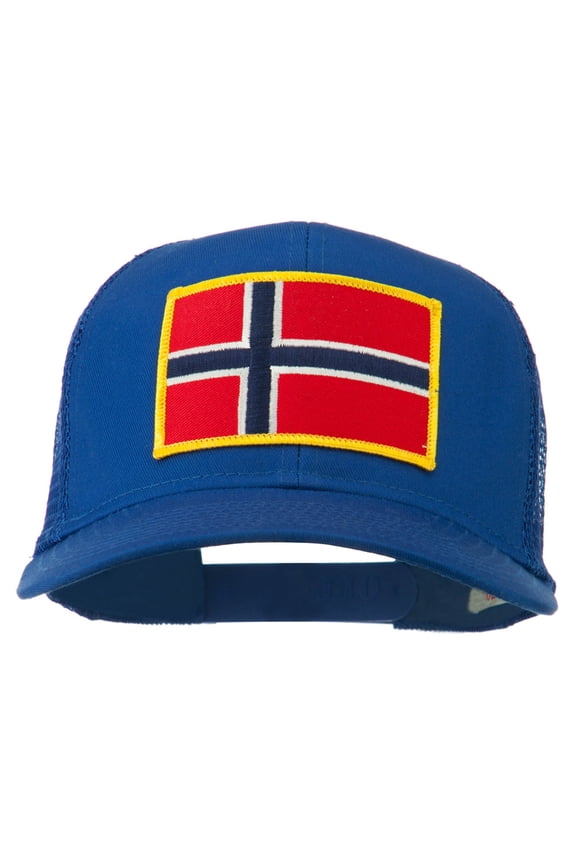 Norway Flag Patched Mesh Cap - Royal OSFM