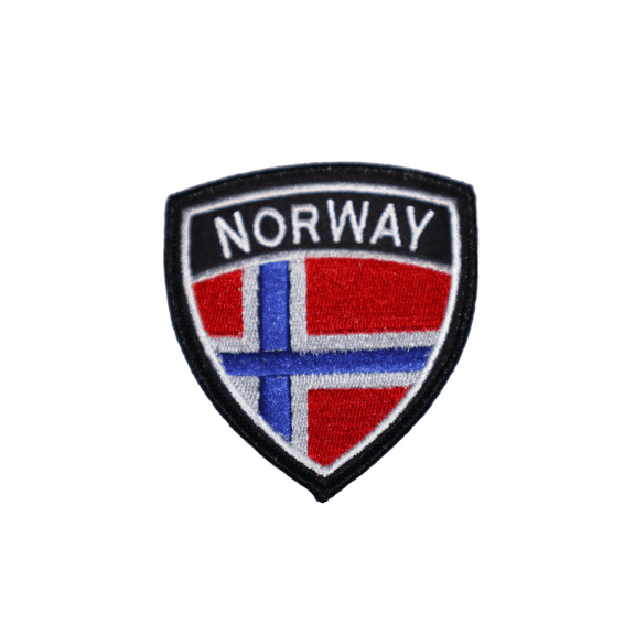 Norway Iron On Travel Patch