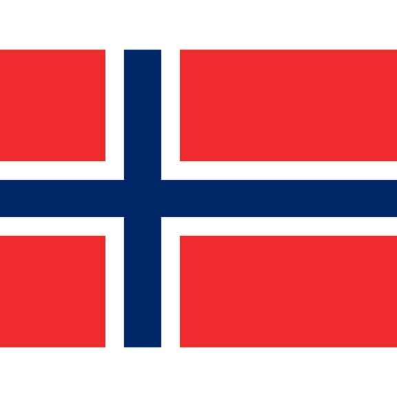 Norway National Flag Patriotic Vexillology World Flags Country Region Poster Extra Large XL Wall Art Print