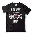 thumbnail image 1 of Norway Patriotic Shirt It's in My DNA Shirt Norway Shirt Viking Gifts Norwegian DNA Patriotic Shirt, 1 of 6