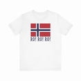 thumbnail image 1 of Norway Ro! T-Shirt Soccer 2026 Football Norwegian Team Chant Shirt Norge National Soccer Team Fan Tee for Men or Women, 1 of 4