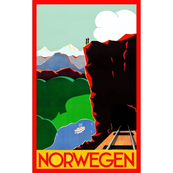 Norwegen Poster Print by Paul Lock Eidem