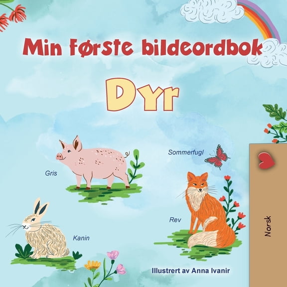 Norwegian Bedtime Collection First Picture Dictionary - Animals (Norwegian Children's Book), (Paperback)