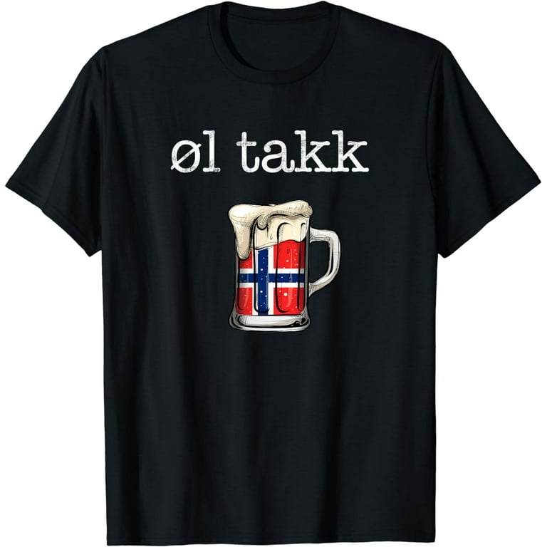 Beer Please In Norwegian - Norway T-Shirt Beer Please In Norwegian - Norway T-Shirt