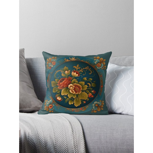 Norwegian Blue Telemark Rosemaling