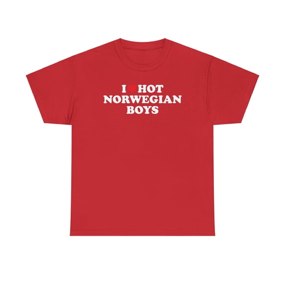 Norwegian Boys Norway Wife Girlfriend Husband Boyfriend Shirt Gifts Tshirt