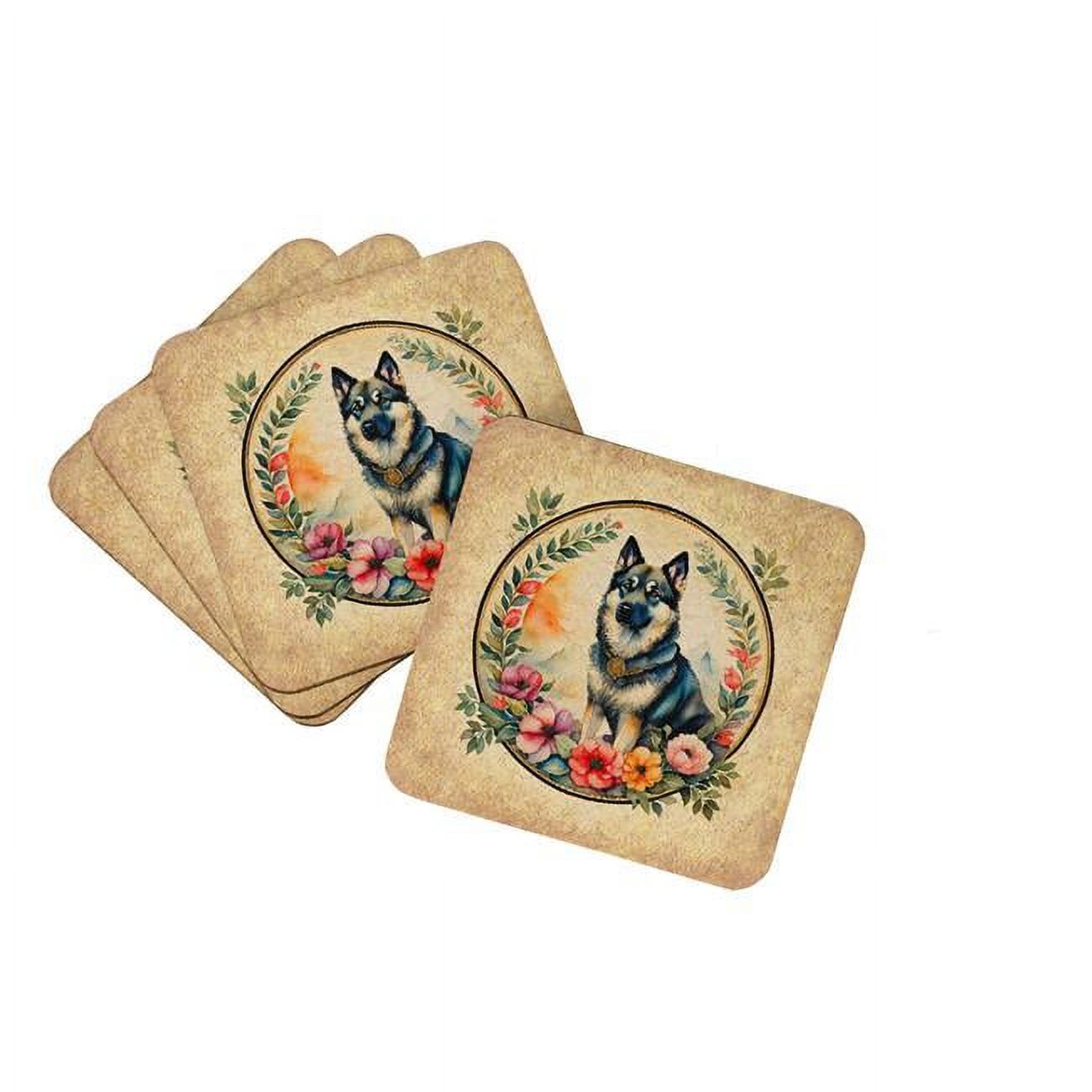 Caroline's Treasures Decorazione Natalizia In Ceramica Elkhound Norvegese Con Fiocco Di Neve, 7,1 Cm, Da Personalizzare