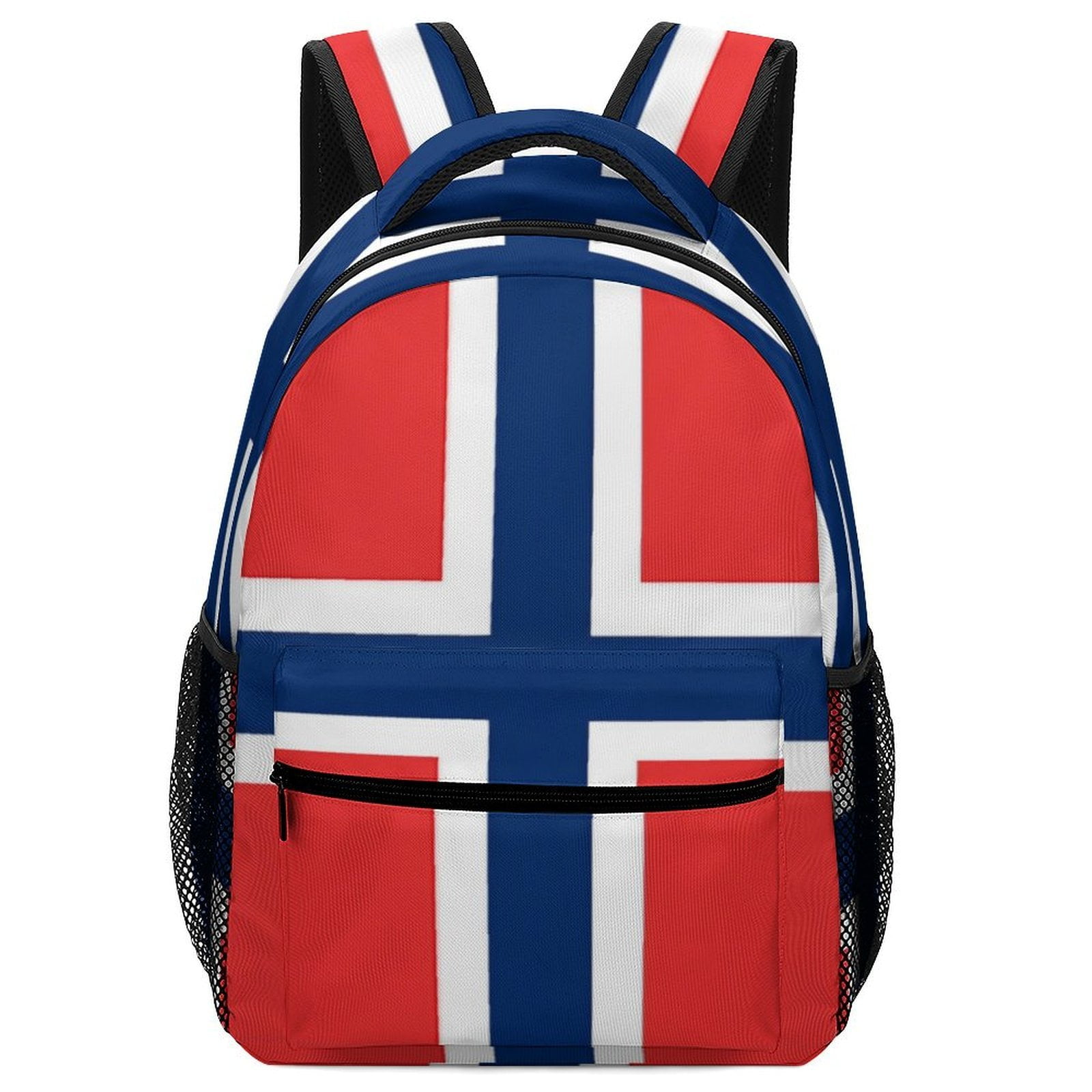 Norwegian Flag Backpack for Teenage Business Daypack College Canvas ...