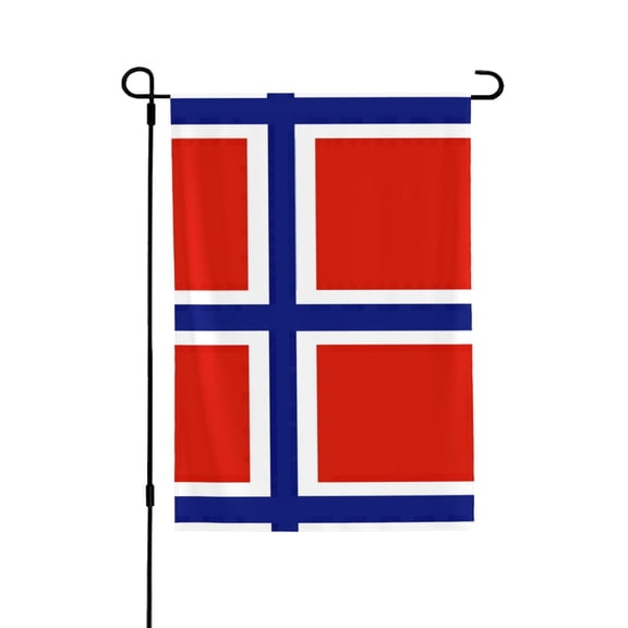 Norwegian Flag House Flag Double Side Garden Flag For Outside Room House Yard Indoor 28" X 40"