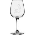 thumbnail image 1 of Norwegian Forest Side View 2 Cat Themed Etched All Purpose 12.75oz Libbey Wine Glass, 1 of 1