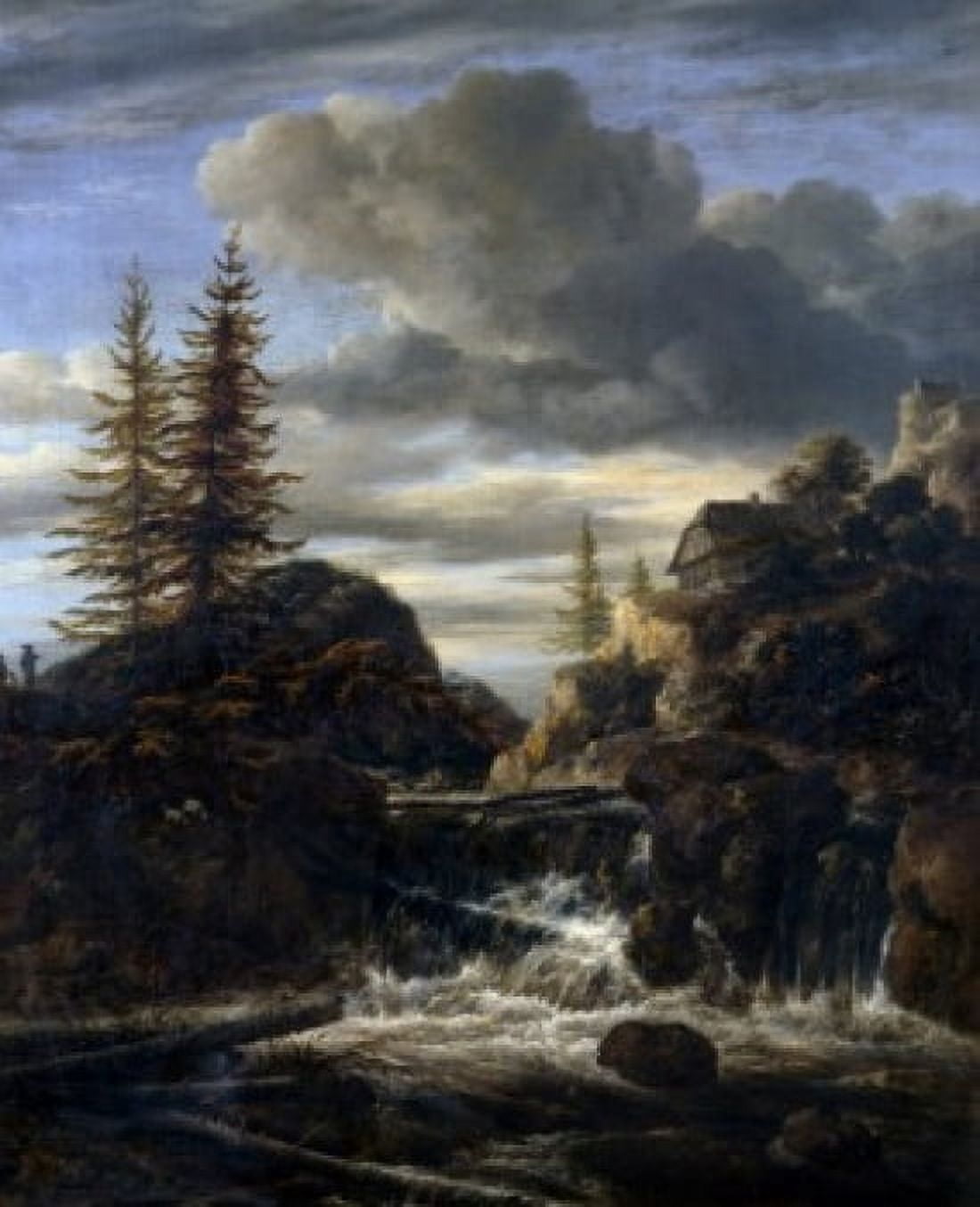Norwegian Landscape by Jacob Isaac Van Ruisdael (16289-1682) Canvas Art - Jacob Isaac Van Ruisdael (18 x 24)