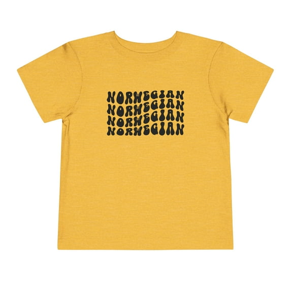 Norwegian Norway Toddler Shirt Gifts Boy Girl Size 2T-5T