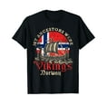thumbnail image 1 of Norwegian Norway Viking Ship Flag Vintage Casual T-Shirt, 1 of 5