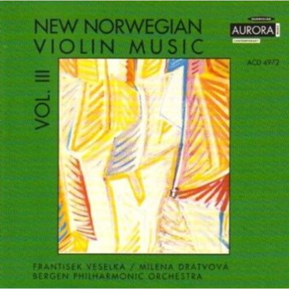 Frantisek Veselka - Vol. 3-New Norwegian Violin Music - Music & Performance - CD