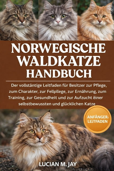 Norwegische Waldkatze Handbuch: Der vollstÃ¤ndige Leitfaden fÃ¼r Besitzer zur Pflege, zum Charakter, zur Fellpflege, zur E, (Paperback)