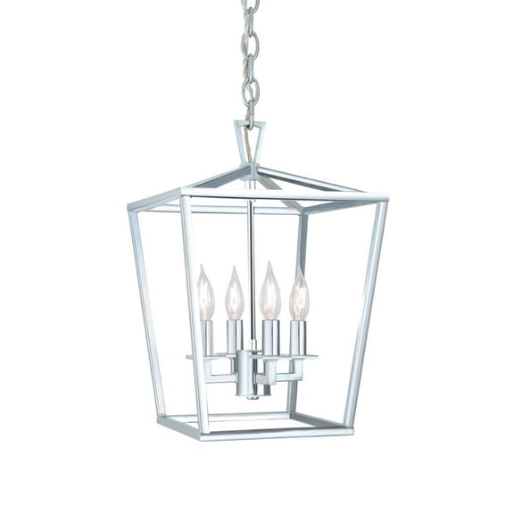 Norwell Lighting - 4 Light Small Cage Pendant In Traditional and Classic