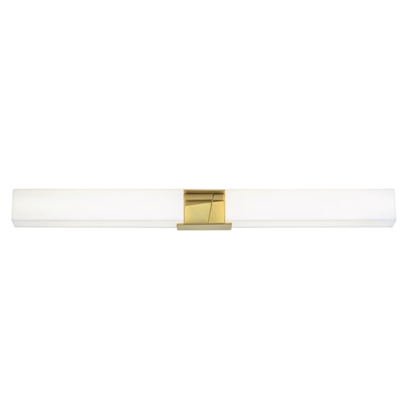 9756-SB-MA-Norwell Lighting-Artemis - 24W LED Bath Vanity In Modern Style-2.5 Inches Tall and 3.5 Inches Wide-Satin Brass Finish