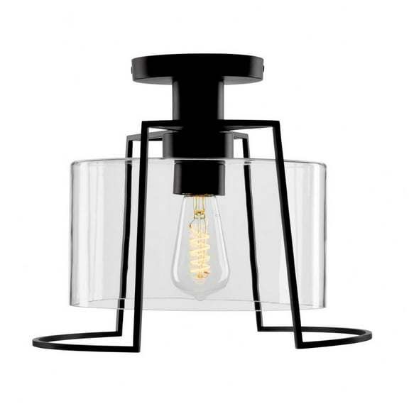 Norwell Lighting - Cere - 1 Light Indoor/Outdoor Semi-Flush Mount In