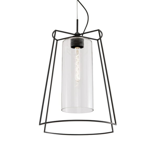 Norwell Lighting Cere Pendant - 14.25 x 20 Matte Black Matte Painted