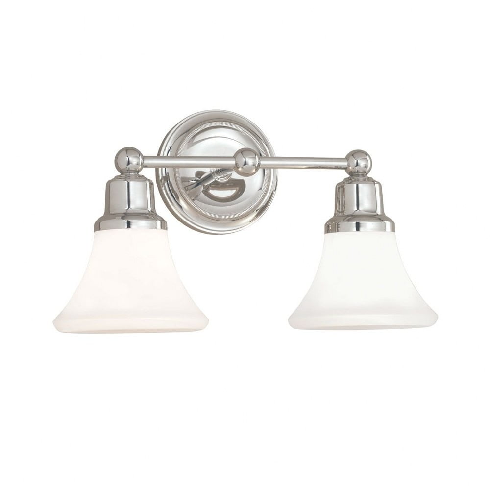 Norwell Lighting Elizabeth Two Light Wall SconcePolish Nickel