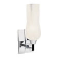 thumbnail image 1 of 8175-CH-MO-Norwell Lighting-Fleur - 1 Light Wall Sconce-13.88 Inches Tall and 5.38 Inches Wide-Chrome Finish, 1 of 1