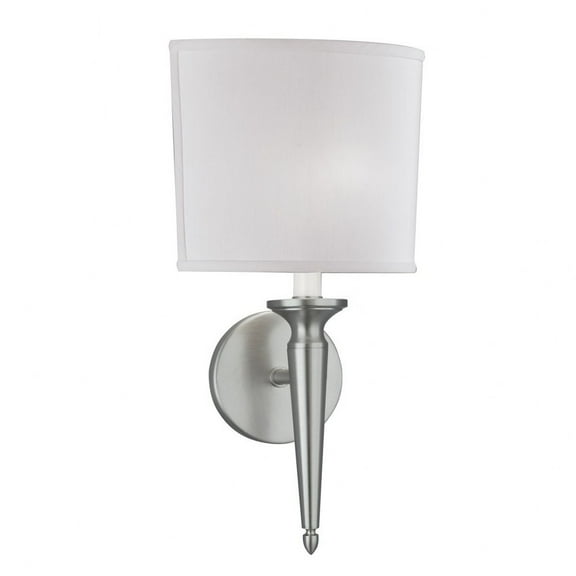 Norwell Lighting - Georgetown - One Light Ada Wall Sconce-Brush Nickel Finish -