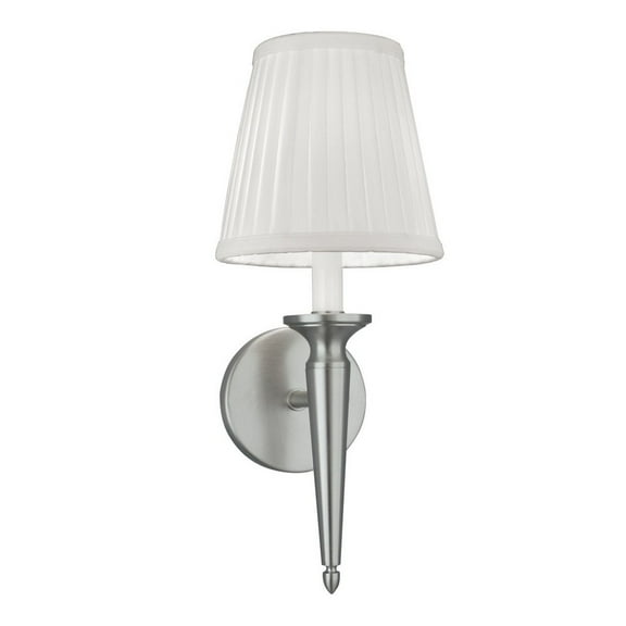 Norwell Lighting - Georgetown - One Light Wall Sconce-Brush Nickel Finish -