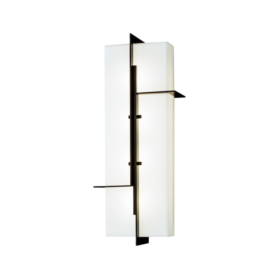 Norwell Lighting Matrix Outdoor Wall Sconce - 7 x 18 Matte Black Black Matte
