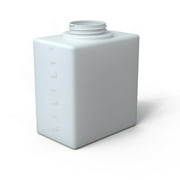 Norwesco Flat Bottom Utility Tank for Trailers and Lawn Care, 7 Gal, White
