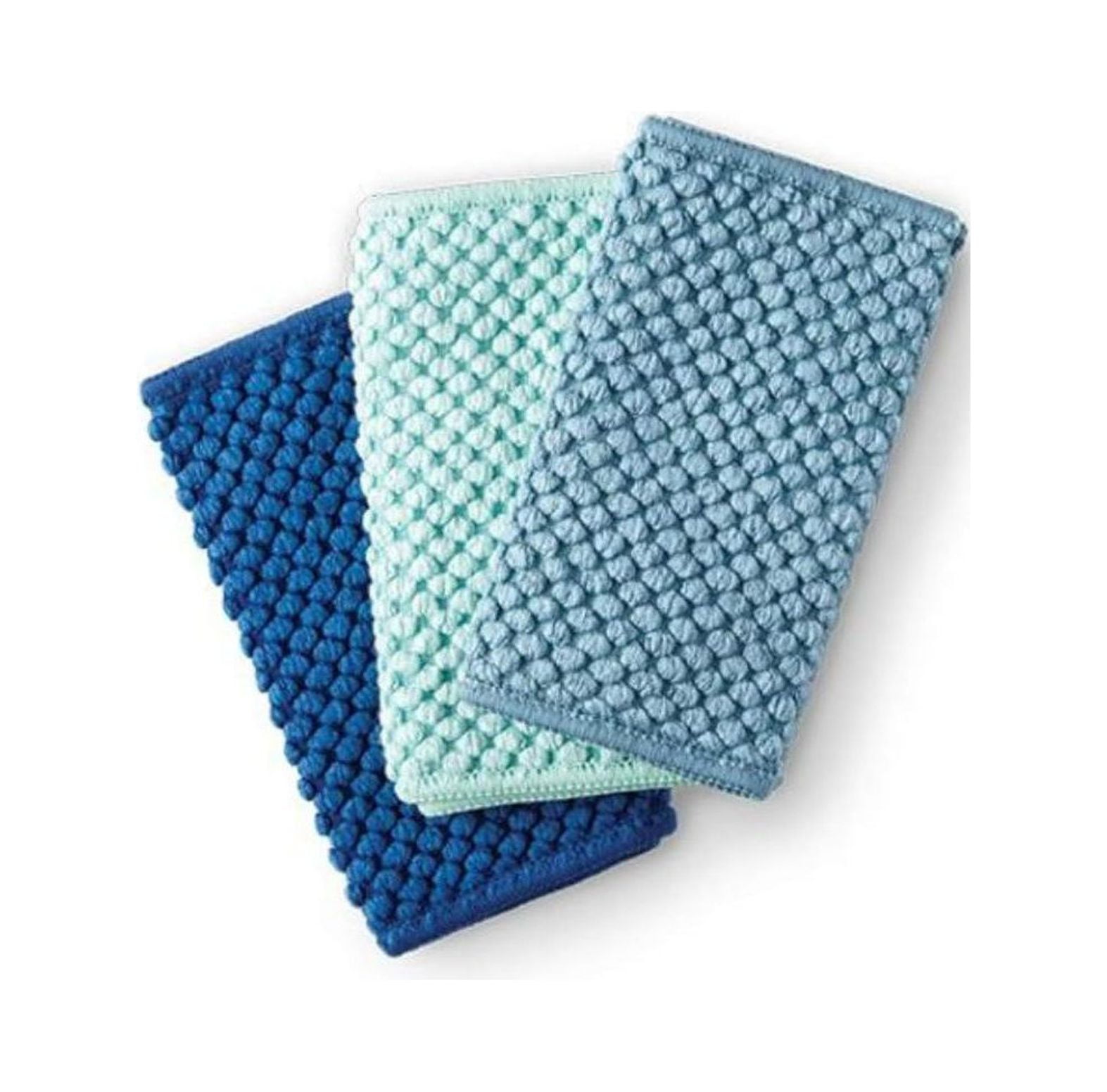 Norwex Counter Cloths (Set of 3) - Sea Mist, Navy, & Teal 