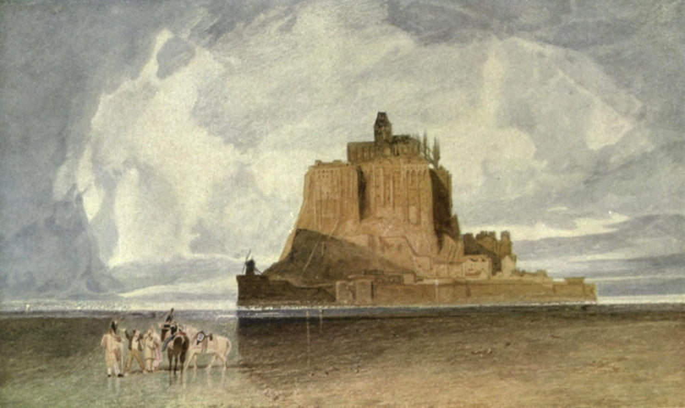 Norwich School 1920 St Michaels Mount Canvas Art - John Sell Cotman (24 x 36)