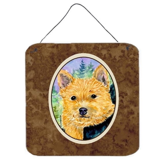 Norwich Terrier Aluminium Metal Wall Or Door Hanging Prints