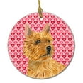 thumbnail image 1 of Norwich Terrier Ceramic Ornament, 1 of 3