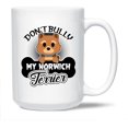 thumbnail image 1 of Norwich Terrier Tea Cup Gifts For Family / Friends, Don't Bully My Norwich Terrier White Ceramic Mug, Funny Norwich Terrier Decorative Teacup, Norwich Terrier Travel Coffee Mug 15 Oz., 1 of 7