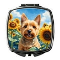 thumbnail image 1 of Norwich Terrier in Sunflowers Compact Mirror 2.75 in x 3 in, 1 of 4
