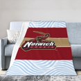 thumbnail image 1 of Norwich University Fleece Blanket, Very Soft Microfiber Flannel Blanket for Couch Warm and Cozy for All Seasons, 1 of 6