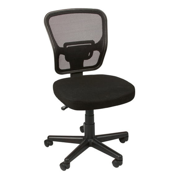 Norwood Commercial Furniture Economy Office Mesh Back Computer Task Chair without Arms Black