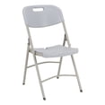 thumbnail image 1 of Norwood Commercial Furniture Heavy-Duty Indoor/Outdoor Blow-Molded Plastic Folding Chair (Pack of 4) Gray, 1 of 8