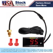 Norxi Motorcycle Koso Water Temperature Gauge thermometer Fahrenheit Meter