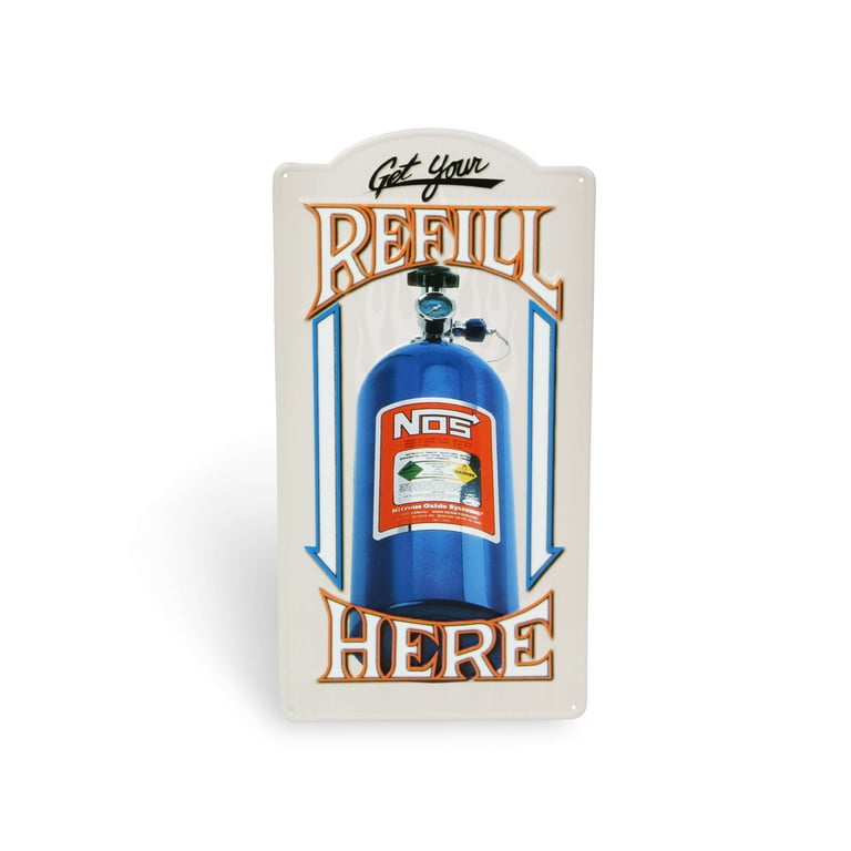 NOS Refill Metal Sign 19326NOS NOS Refill Metal Sign 19326NOS