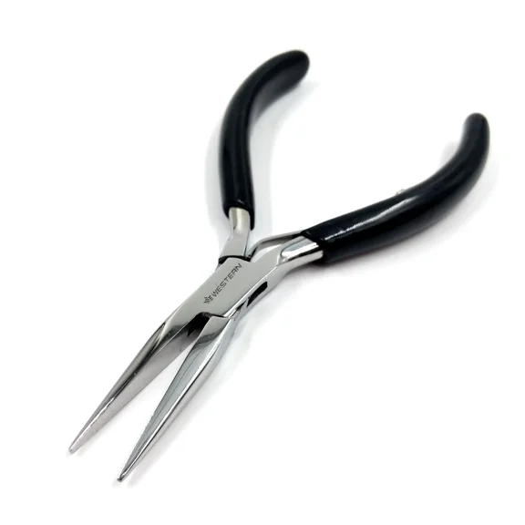 Nos! Western Optical Precision Needle Nose Long Nose Chain Pliers Model #2040